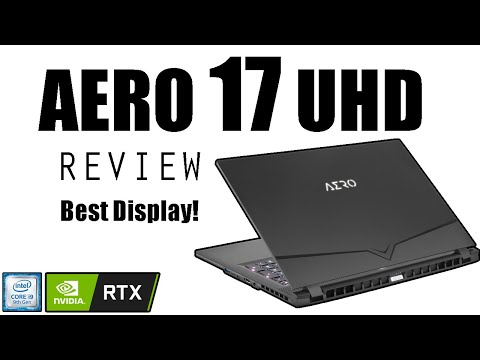 Aero 17 review!  Content Creators Dream Machine!  Best 💻 Display!