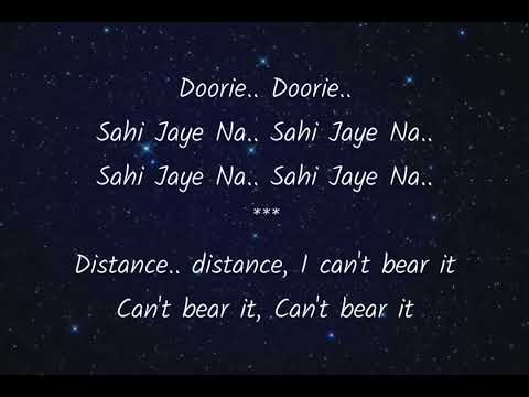 Doorie (Atif Aslam) lyrics | English Translation #doorie #atifaslam