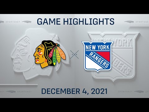 NHL Highlights | Blackhawks vs. Rangers - Dec. 4, 2021