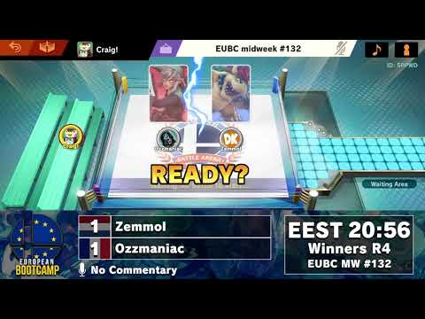 EUBC Midweek Drills #132: Ozzmaniac (Link) vs Zemmol (Cloud, Bowser) - Winners R4