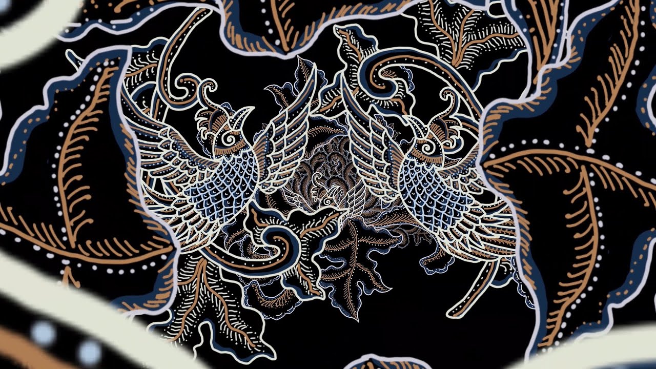 4K Video | Ethnic Batik Loop Video | No Copyright Vj Loop Motion Background Video