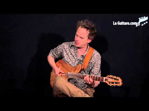 Guitare Samba Aquilina (cordes acier, steel strings) , luthier par Yvan Knorst