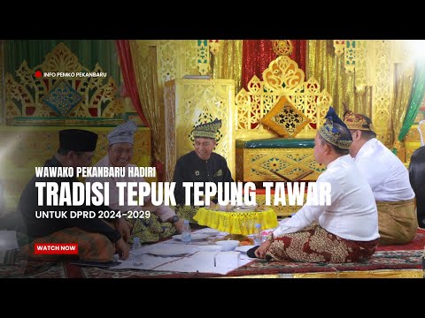 Wawako Hadiri Tradisi Tepuk Tepung Tawar Untuk DPRD 2024-2029