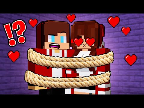 MAIZEN : JJ and JJ GIrl in LOVE TRAP !? - Body Swap Story - Minecraft Animation JJ & Mikey