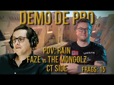 [PT] CS 2 -  zorlaK Analisa: PoV RAIN - FAZE vs THE MONGOLZ - ANUBIS (CT-SIDE) [Demo de Pro]