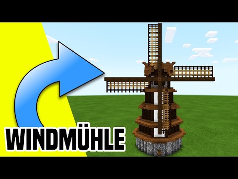 How to Build a Windmill in Minecraft | Stream Windmill Tutorial