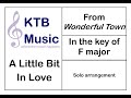 A Little Bit In Love (Wonderful Town)[Piano Accompaniment]