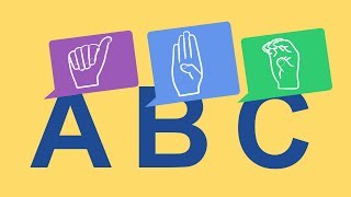 Alfabeto em libras letra por letra com áudio - Vídeo Educativo