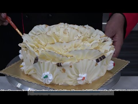 Chocolate Autumn Leaf Cake By | Milkyz Food Chef Rasheed