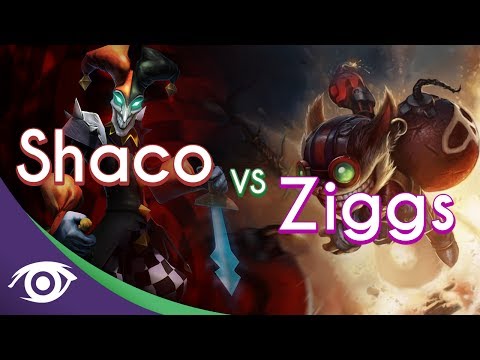 1v1 Mid: Shaco vs Ziggs [Champion Rap Battles]