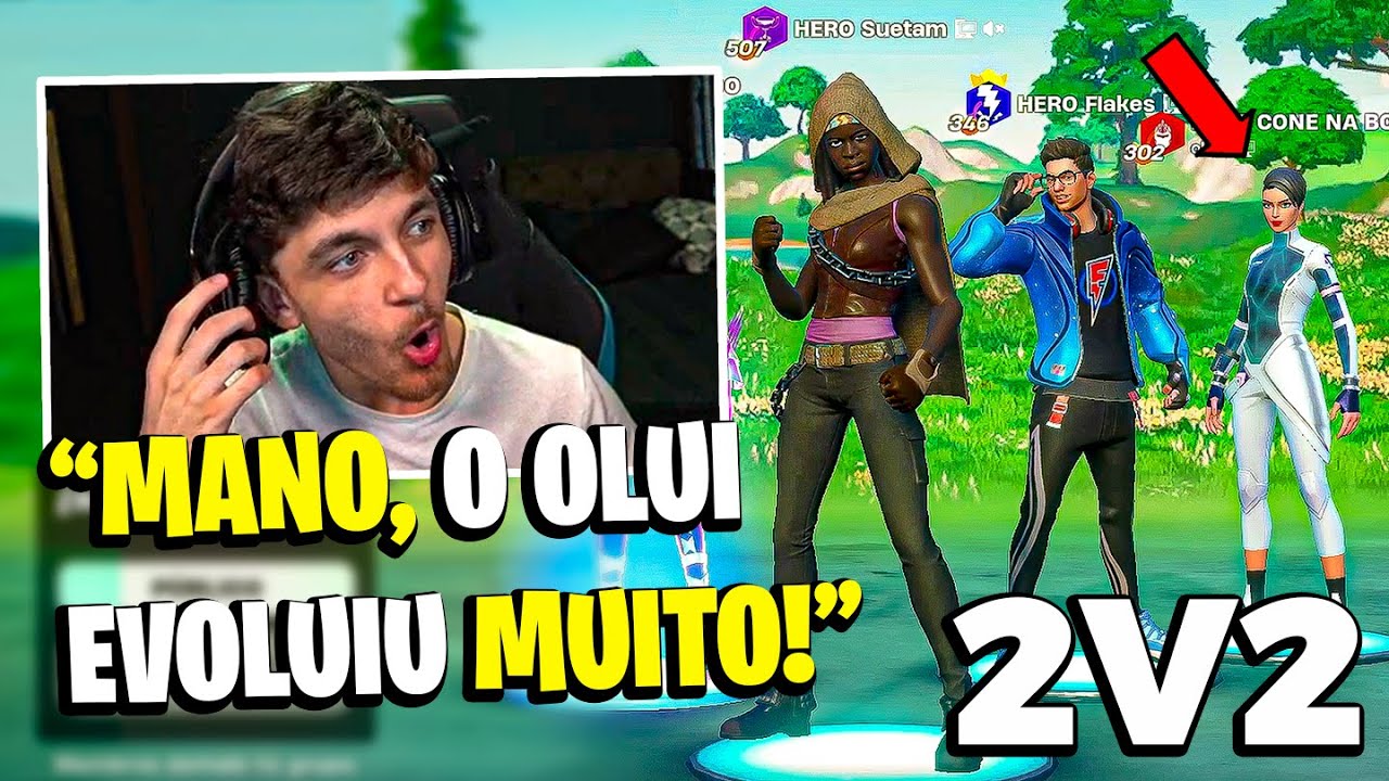 SUETAM e FLAKES vs OLUI e JXNESS no 2V2 REALISTIC APOSTADO!