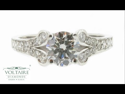Handmade Round Brilliant Engagement Ring - ER 1089