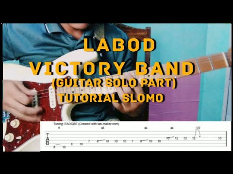 Labod - Victory Band (Guitar Solo) Tutorial Slomo