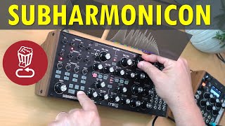 Moog SUBHARMONICON Full Tutorial with 9 patch ideas and pairings // New version reviewed