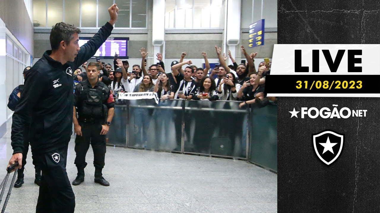 LIVE | ‘Estamos com vocês’: torcida abraça elenco e empurra Botafogo para sucesso no Brasileiro