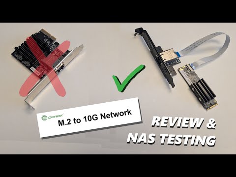 M.2 to 10GbE Adapters ARE A THING! - Review and NAS Testing