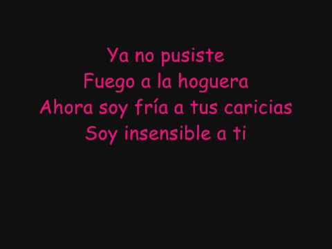 download lagu mp3 mp4 Alicia Villarreal Insensible A Ti Lyrics, download lagu Alicia Villarreal Insensible A Ti Lyrics gratis, unduh video klip Alicia Villarreal Insensible A Ti Lyrics