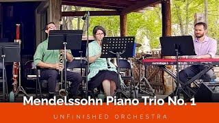 Mendelssohn Piano Trio No. 1, Op. 49, for Flute/Oboe/Clarinet and Bassoon/Bass Clarinet performed by Unfinished Orchestra