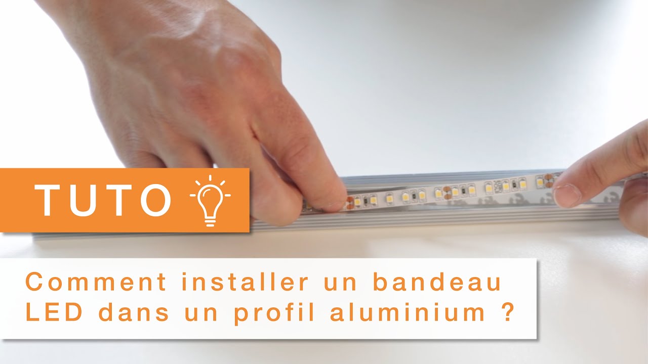 [TUTO] Installation d'un bandeau LED dans un profil aluminium