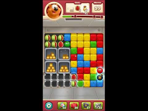 Toon Blast Level 2606 - NO BOOSTERS 🐻🐺🐱 | SKILLGAMING ✔️