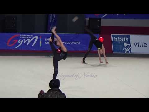 Yeva MELESHCHUK (UKR) ball - 2018 Thiais trainings