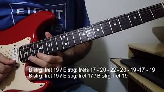 Jumpin' at Shadows (Gary Moore) - Solo Guitar Lesson
