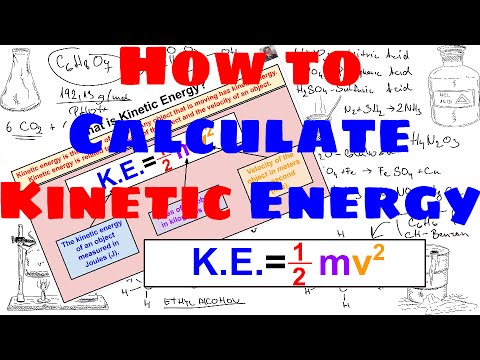 Part of a video titled How to Calculate Kinetic Energy - YouTube