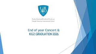 End of the year concert & KG2 GRADUATION 2026