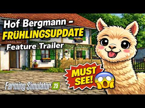 🌸 Hof Bergmann - Frühlingsupdate  Feature Trailer  Neue Features, neue Tierearten & mehr!
