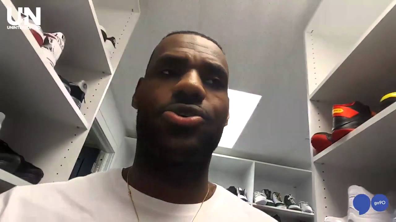LeBron James Gives Us an Inside Peek at His Sneaker Closet