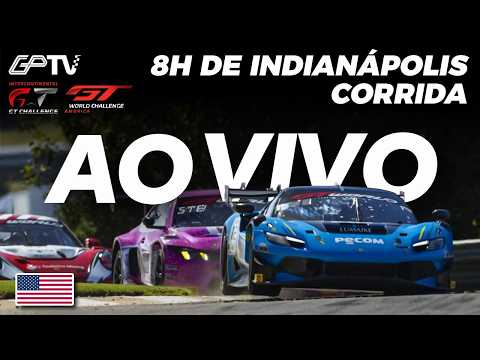 🔴8H DE INDIANÁPOLIS 2025 AO VIVO E COM IMAGENS | CORRIDA | IGTC/GTWC AMÉRICA