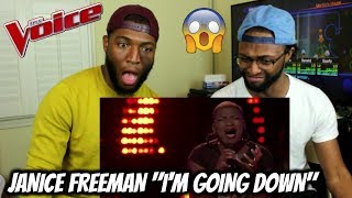 The Voice 2017 Knockout - Janice Freeman: &quot;I&#39;m Goin&#39; Down&quot; (REACTION)