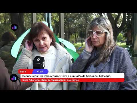 Denunciaron tres robos consecutivos en un salón de fiestas del balneario