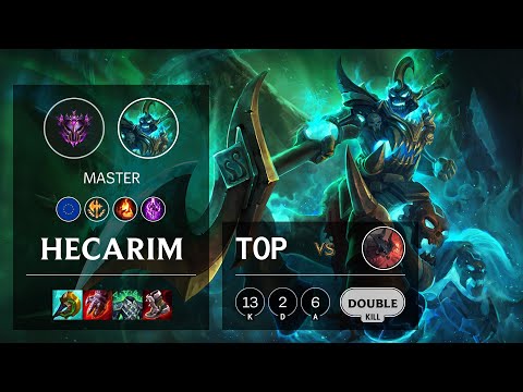 Hecarim Top vs Aatrox - EUW Master Patch 11.24