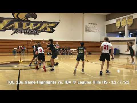 Team Quachro 13u Game Highlights vs. IBA @ Laguna Hills HS - 11/7/21