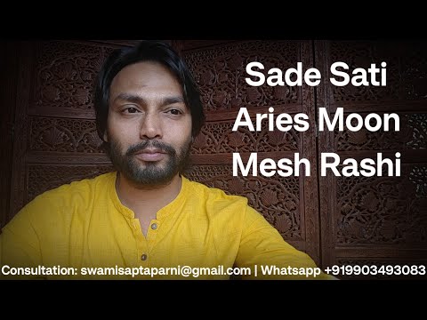 Sade Sati - Aires Moon March 2025 - Feb 2028