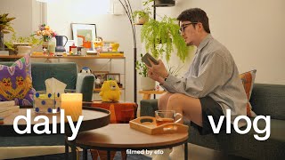 【Vlog】41歳のナイトルーティン、夜の過ごし方 | 間接照明とリビングルーム | アメリカ駐在