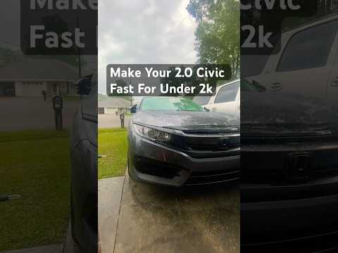 Best Modifications for 2.0 Honda Civic