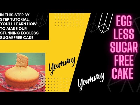 How to make Egg less sugarfree cake #Egglass#sugarfreecake#sujata'scake#