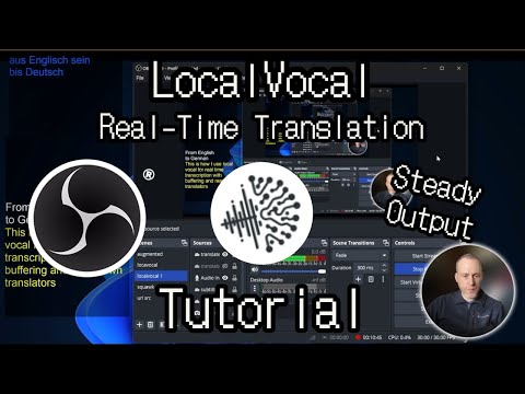 Realtime Translation! OBS LocalVocal No cloud [Tutorial]