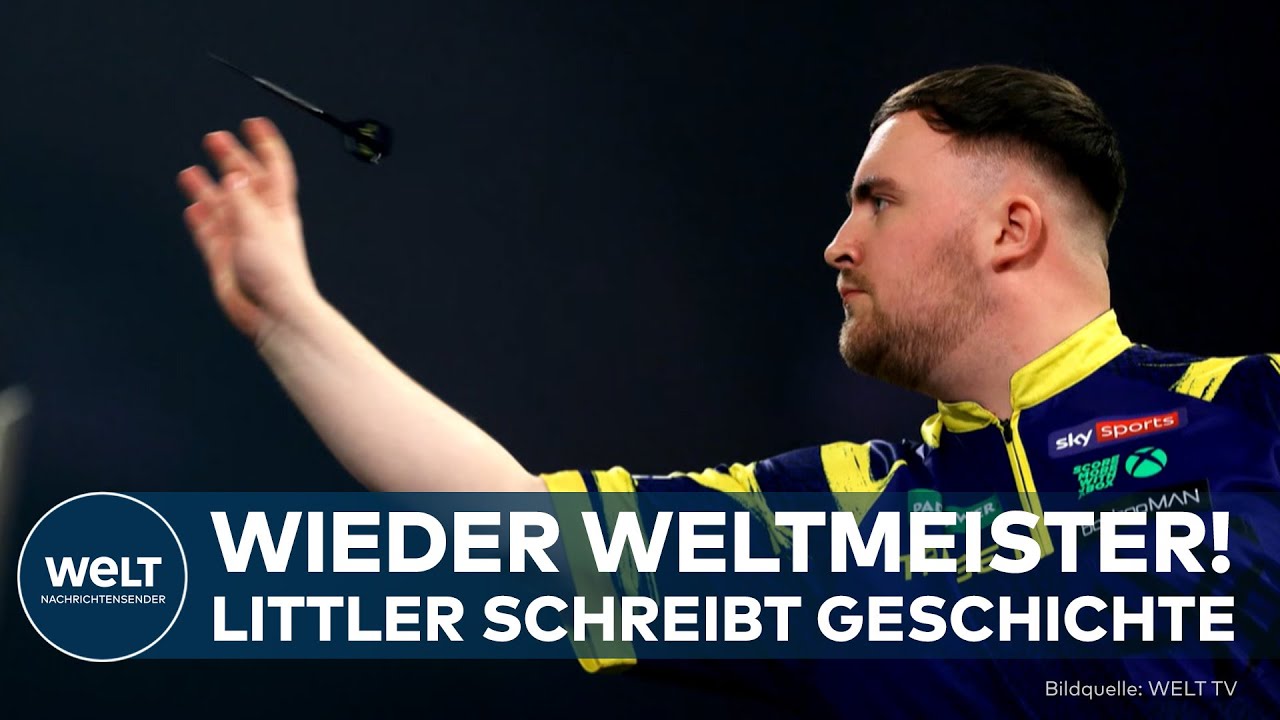 DARTS WM: Luke Littler schreibt Geschichte - Niemand stoppt ihn! Mit 18 erneut Weltmeister!