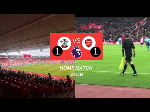 Southampton vs Arsenal Vlog