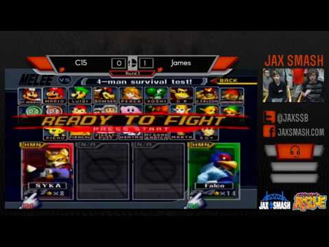 Jax Smash Weekly 5/26/16  - C15(Fox) Vs. James(Falco) WQ Melee