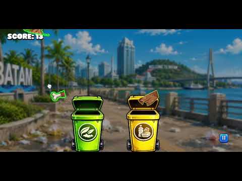 Game pilah sampah  