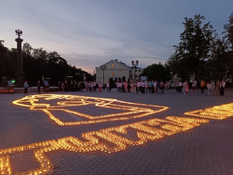 Огненная картина войны в Гатчине