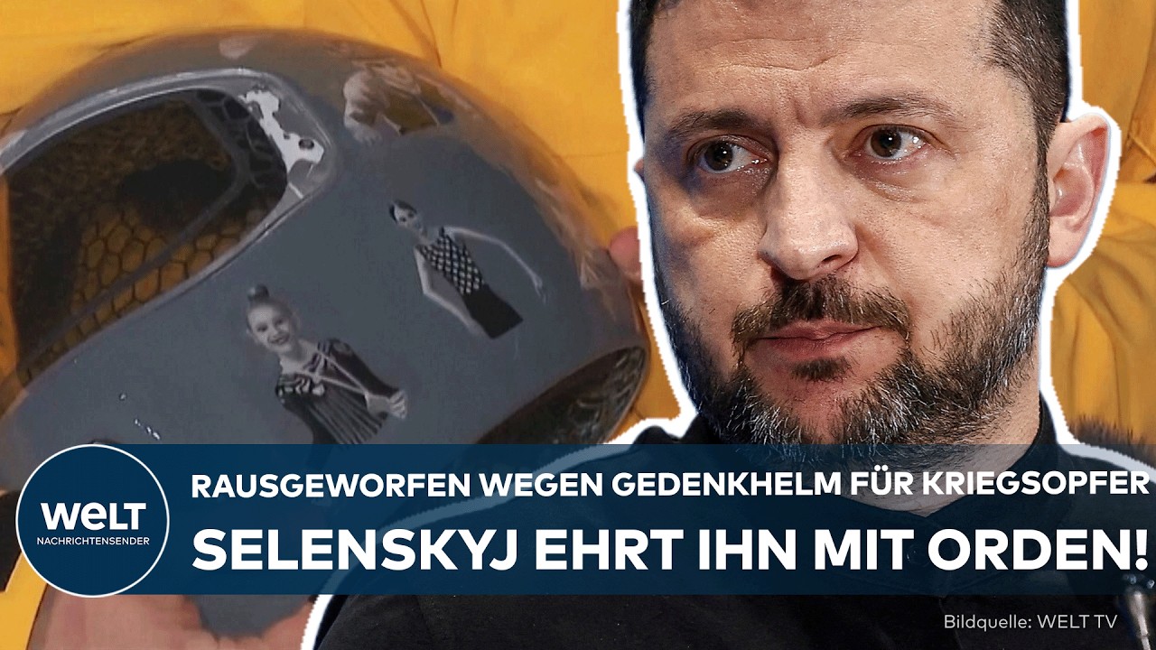 UKRAINE: Nach Olympia-Rauswurf wegen Gedenkhelm – Selenskyj ehrt Skeleton-Piloten mit Freiheitsorden