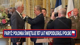 Święto Niepodległości w Ambasadzie RP w Paryżu –107. rocznica odzyskania przez Polskę niepodległości