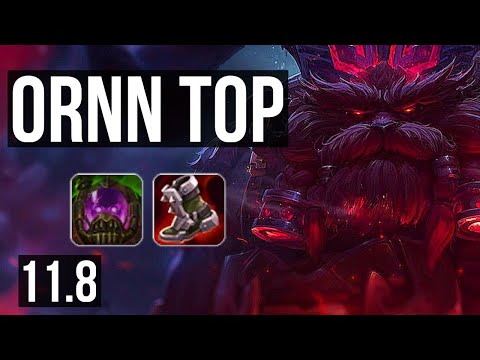 ORNN vs FIORA (TOP) | 3/0/6, 300+ games | KR Grandmaster | v11.8