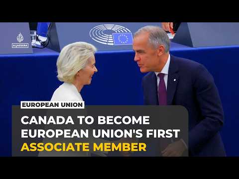 EU chief von der Leyen proposes ‘associate member’ status for Canada