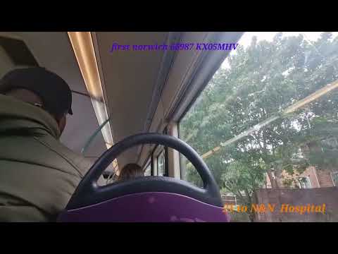 (Loud and very musical zf!) First Norwich 66987 Wright eclipse B7RLE KX05MHV